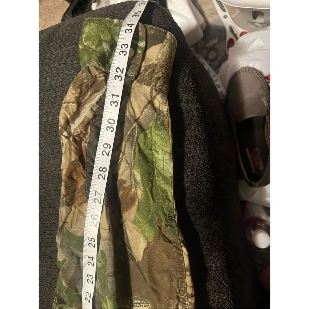 Winchester Mens RealTree Hardwoods Camo Button-Down Shirt Size XL